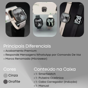 Relógio Smartwatch Whatch Ultra 3 No Atacado