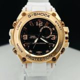 Relógio Gshock Steel Atacado 100% Funcional - branco, rose e preto - Pulseira borracha