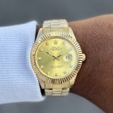 Relógio Rolex Day Date Dourado + Caixa – À Prova d’Água | Relógios Para Revender Relógio Rolex Day Date Dourado