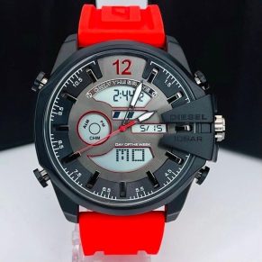 Relógio 1ª Linha Diamante 10 BAR 100% Funcional Preto, Branco e Grafite no Atacado – Pulseira de Borracha + Caixa