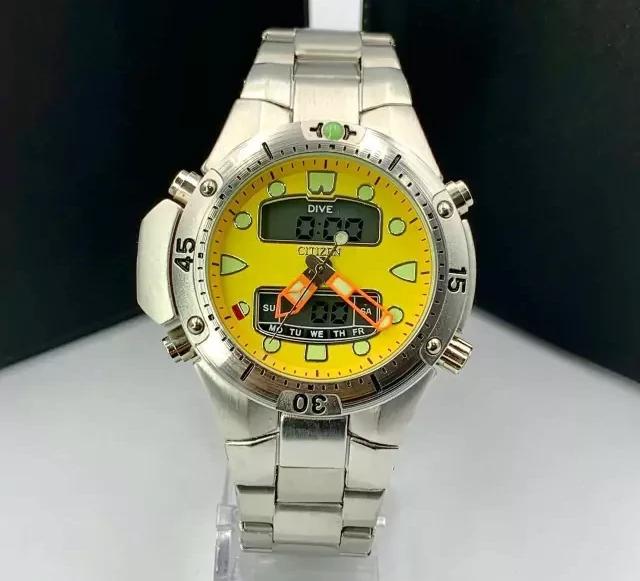 Relógio Citizen Aqualand Linha Diamante Prata no Atacado + Caixa | Relógios Para Revender Relógio Citizen Aqualand Linha Diamante Prata no Atacado + Caixa