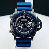 Relógio Panerai Azul No Atacado + Caixa – Modelo Marina Militare