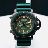 Relógio Panerai Verde No Atacado + Caixa – Modelo Marina Militare