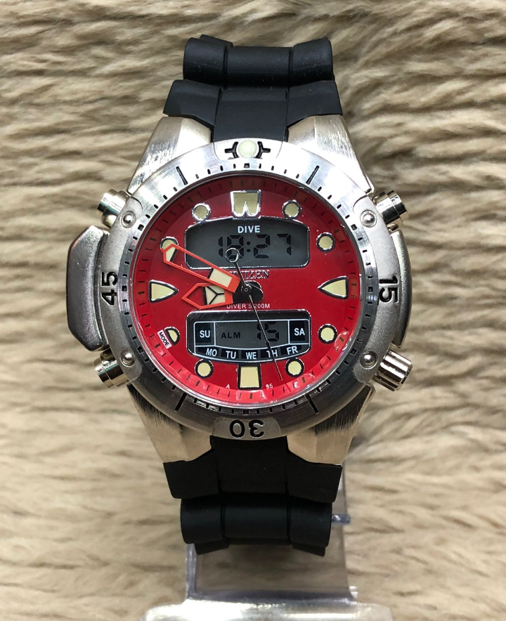 Relógio Citizen Aqualand JP no Atacado - Dourado e Preto - Pulseira de Borracha | Relógios Para Revender Relógio Citizen Aqualand JP no Atacado – Dourado e Preto – Pulseira de Borracha