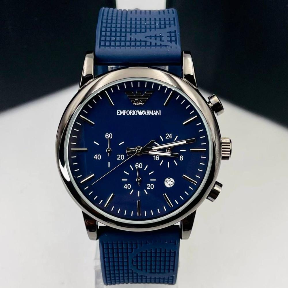 Relógio Armani 100% Funcional no Atacado – Pulseira de Couro + Caixa | Relógios Para Revender Relógio Armani 100% Funcional no Atacado – Pulseira de Couro + Caixa