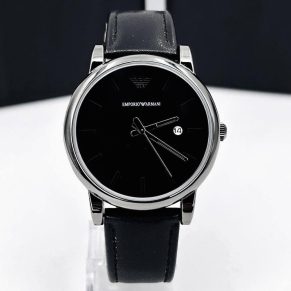 Relógio Armani Genuine no Atacado – Pulseira de Couro + À Prova D’Água