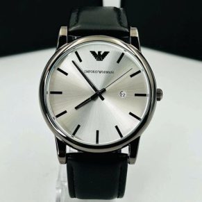 Relógio Armani Genuine no Atacado – Pulseira de Couro + À Prova D’Água
