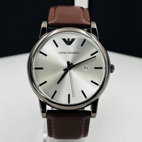 Relógio Armani Genuine no Atacado – Pulseira de Couro + À Prova D’Água