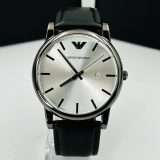Relógio Armani Genuine no Atacado – Pulseira de Couro + À Prova D’Água