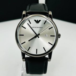 Relógio Armani Genuine no Atacado – Pulseira de Couro + À Prova D’Água