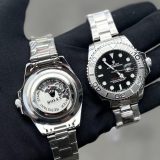 Relógio Rolex Primeira Linha Yacht Master no Atacado – Dourado e Preto com Pulseira de Borracha | Relógios Para Revender Relógio Rolex Primeira Linha Yacht Master no Atacado – Dourado e Preto com Pulseira de Borracha