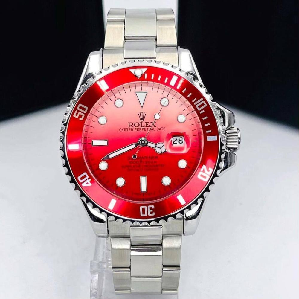 Relógio Rolex Submariner 1ª Linha No Atacado - Prata e Degrade Vermelho - Pulseira Oyster de Aço | Relógios Para Revender Relógio Rolex Submariner 1ª Linha No Atacado – Prata e Degrade Vermelho – Pulseira Oyster de Aço