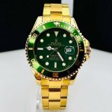 Relógio Rolex 1ª Linha Submariner Dourado e Verde no Atacado - Pulseira de Aço | Relógios Para Revender Relógio Rolex 1ª Linha Submariner Dourado e Verde no Atacado – Pulseira de Aço