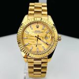 Relógio Rolex Primeira Linha Datejust Floral Dourado no Atacado - Pulseira Presidente de Aço | Relógios Para Revender Relógio Rolex Primeira Linha Datejust Floral Dourado no Atacado – Pulseira Presidente de Aço