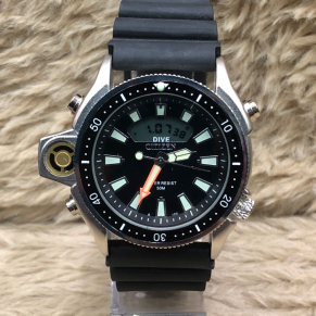 Relógio Citizen Aqualand Prata + Caixa no Atacado – À Prova D’Água