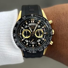 Relógio Masculino Tag Heuer Carrera 1ª Linha no Atacado + Caixa – À Prova D’Água