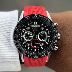 Relógio Masculino Tag Heuer Carrera 1ª Linha no Atacado + Caixa – À Prova D’Água