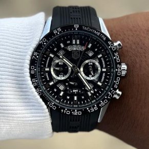Relógio Masculino Tag Heuer Carrera 1ª Linha no Atacado + Caixa – À Prova D’Água
