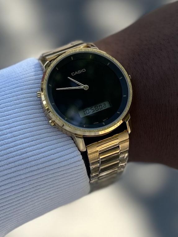 Relógio Casio MTP-VC01D-8E Primeira Linha no Atacado + Caixa | Relógios Para Revender Relógio Casio MTP-VC01D-8E Primeira Linha no Atacado + Caixa