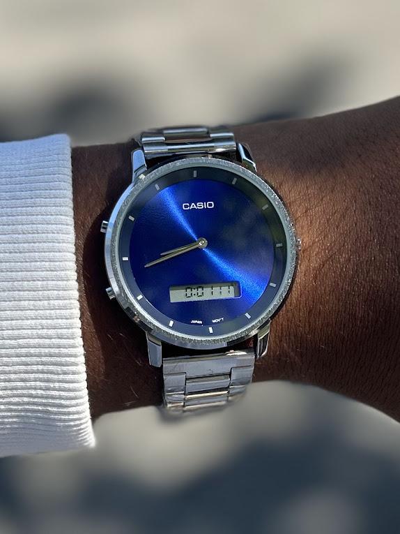 Relógio Casio MTP-VC01D-8E Primeira Linha no Atacado + Caixa | Relógios Para Revender Relógio Casio MTP-VC01D-8E Primeira Linha no Atacado + Caixa