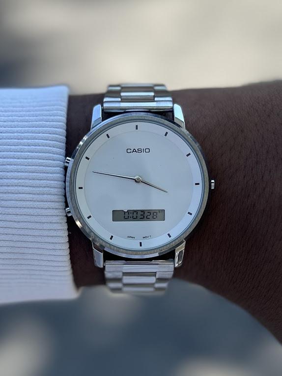 Relógio Casio MTP-VC01D-8E Primeira Linha no Atacado + Caixa | Relógios Para Revender Relógio Casio MTP-VC01D-8E Primeira Linha no Atacado + Caixa