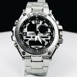 Relógio Gshock Steel Linha Diamante 100% Funcional + Caixa - Prata | Relógios Para Revender Relógio Gshock Steel Linha Diamante 100% Funcional + Caixa – Prata