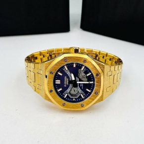 Relógio Gshock Linha Diamante GM 2100 (M1) Dourado no Atacado – Pulseira de Aço + Caixa