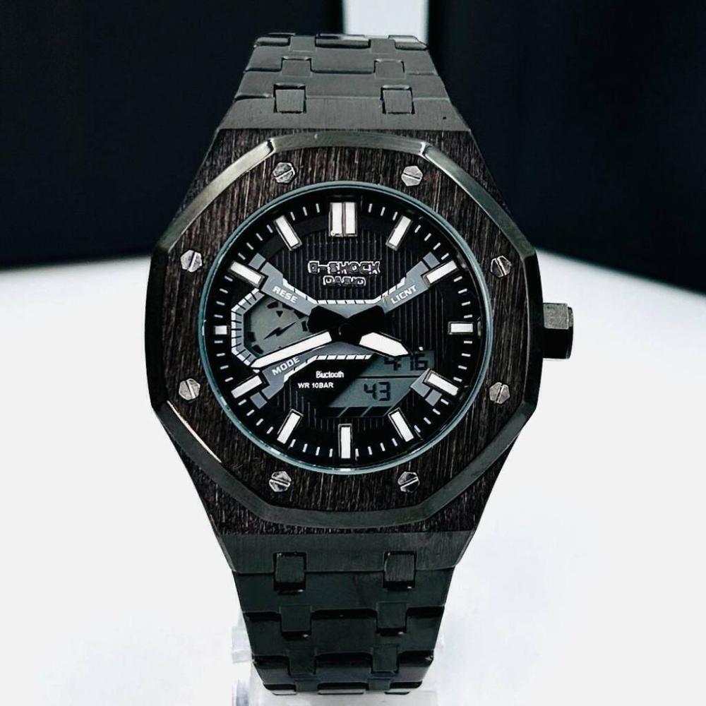 Relógio Gshock Linha Diamante GM 2100 (M1) Preto no Atacado - Pulseira de Aço + Caixa | Relógios Para Revender Relógio Gshock Linha Diamante GM 2100 (M1) Preto no Atacado – Pulseira de Aço + Caixa