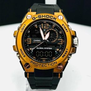Relógio Gshock Steel Linha Diamante no Atacado – Pulseira de Borracha + Caixa