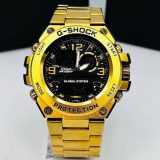 Relógio Gshock 1 Linha Diamante Steel Full Metal Dourado e Preto no Atacado - Pulseira de Aço | Relógios Para Revender Relógio Gshock 1 Linha Diamante Steel Full Metal Dourado e Preto no Atacado – Pulseira de Aço