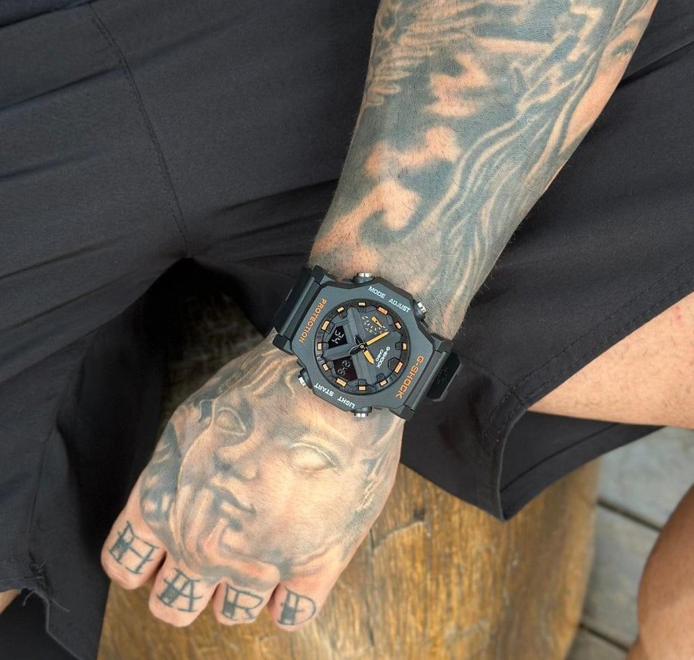 Relógio Gshock GA 2300 Linha Diamante Transparente Azul no Atacado + Caixa | Relógios Para Revender AUTO-DRAFT