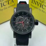 Relógio Invicta Yakuza S1 Primeira Linha no Atacado – Dourado com Pulseira Branca + Caixa