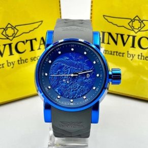 Relógio Invicta Yakuza S1 Primeira Linha – Dourado com Pulseira Branca