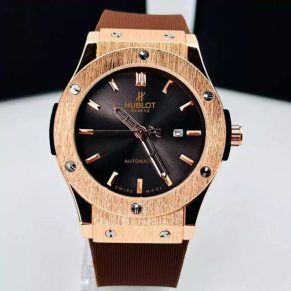 Maior Fornecedor De Relógios No Atacado e Dropshipping | Relógios Para Revender Relógio Hublot Geneve 1ª Linha – Pulseira de Borracha + Caixa