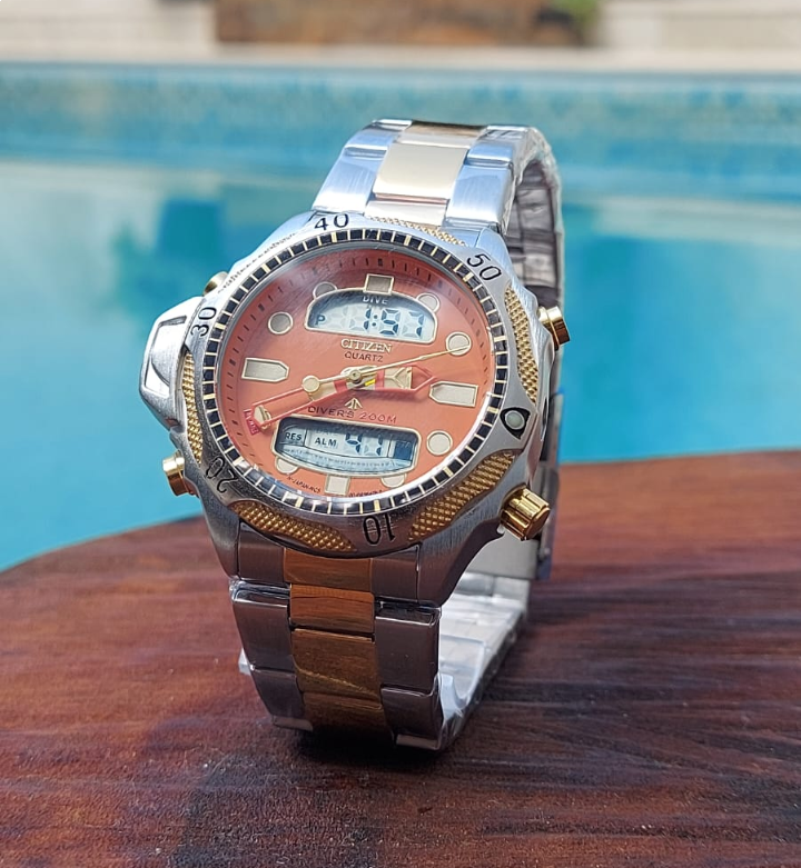 Relógio Citizen C-500 Prata + Caixa no Atacado | Relógios Para Revender Relógio Citizen C-500 Prata + Caixa no Atacado