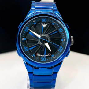 Relógio Armani Roleta Linha Diamante no Atacado – Pulseira de Borracha + À Prova D’Água