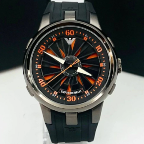 Relógio Armani Roleta Linha Diamante no Atacado – Pulseira de Borracha + À Prova D’Água