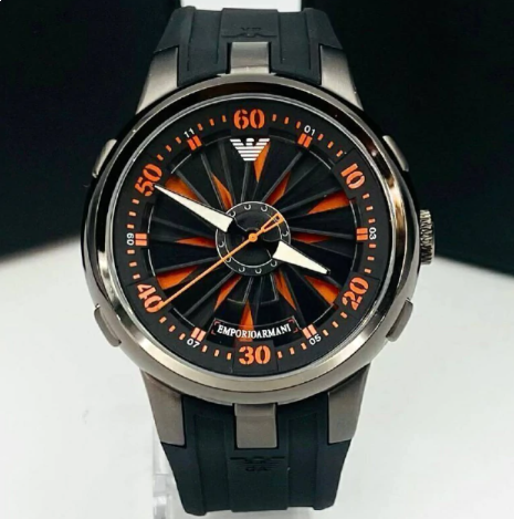 Relógio Armani Roleta Linha Diamante no Atacado – Pulseira de Borracha + À Prova D’Água | Relógios Para Revender Relógio Armani Roleta Linha Diamante no Atacado – Pulseira de Borracha + À Prova D’Água