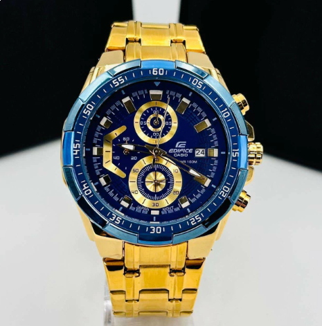 Relógio Casio Edifice Funcional 100% no Atacado - Dourado | Relógios Para Revender Relógio Casio Edifice Funcional 100% no Atacado – Dourado