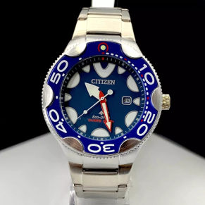 Relógio Citizen Promaster Eco-Drive Orca Preto no Atacado – Pulseira de Aço e À Prova d’Água