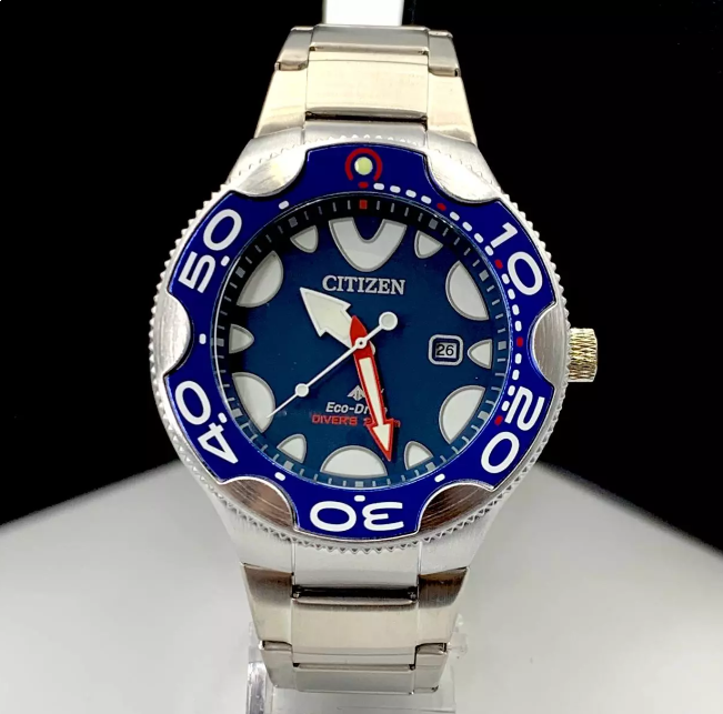 Relógio Citizen Promaster Eco-Drive Orca Preto no Atacado – Pulseira de Aço e À Prova d’Água | Relógios Para Revender Relógio Citizen Promaster Eco-Drive Orca Preto no Atacado – Pulseira de Aço e À Prova d’Água