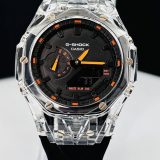 Relógio Gshock 1 Linha Diamante WR 20 BAR 2100 Transparente no Atacado - Pulseira de Borracha | Relógios Para Revender Relógio Gshock 1 Linha Diamante WR 20 BAR 2100 Transparente no Atacado – Pulseira de Borracha