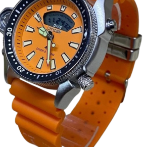 Relógio Citizen Aqualand Linha Diamante no Atacado – Pulseira de Borracha