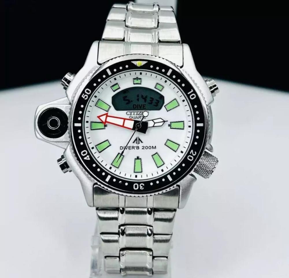 Relógio Citizen Aqualand Funcional no Atacado + Caixa – Prata e Dourado | Relógios Para Revender Relógio Citizen Aqualand Funcional no Atacado + Caixa – Prata e Dourado