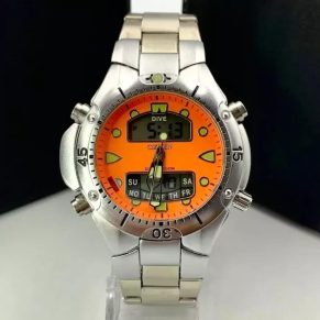 Relógio Citizen Aqualand Linha Diamante Prata no Atacado + Caixa – À Prova D’Água