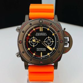 Relógio Panerai Laranjado No Atacado + Caixa
