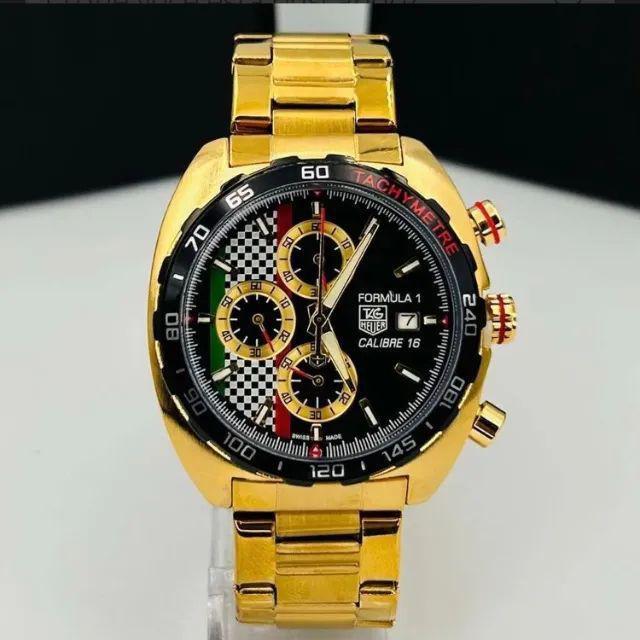 Relógio Tag Heuer Fórmula 1 Masculino Primeira Linha + Caixa - À Prova D’Água | Relógios Para Revender Relógio Tag Heuer Fórmula 1 Masculino Primeira Linha + Caixa – À Prova D’Água