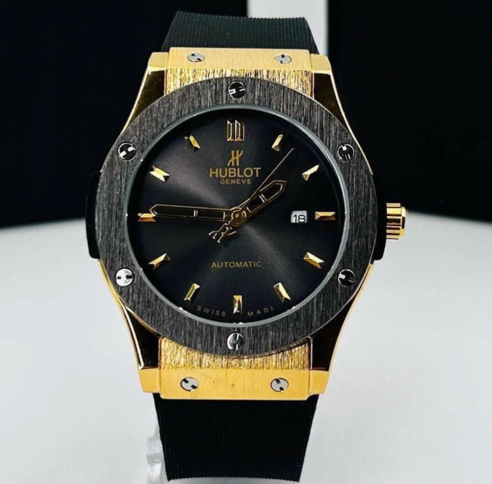 Relógio Hublot Geneve 1ª Linha Preto no Atacado - Pulseira de Borracha | Relógios Para Revender Relógio Hublot Geneve 1ª Linha Preto no Atacado – Pulseira de Borracha