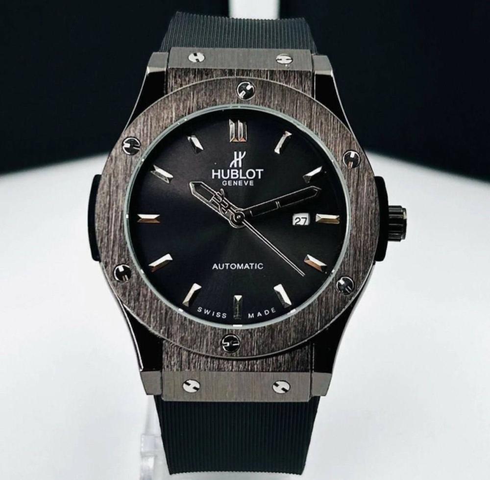 Relógio Hublot Geneve 1 Linha Preto no Atacado - Pulseira de Borracha | Relógios Para Revender Relógio Hublot Geneve 1 Linha Preto no Atacado – Pulseira de Borracha