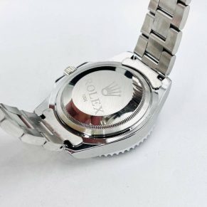 Relógio Rolex Submariner 4 Ponteiras Prata e Azul no Atacado – Pulseira Oyster de Aço